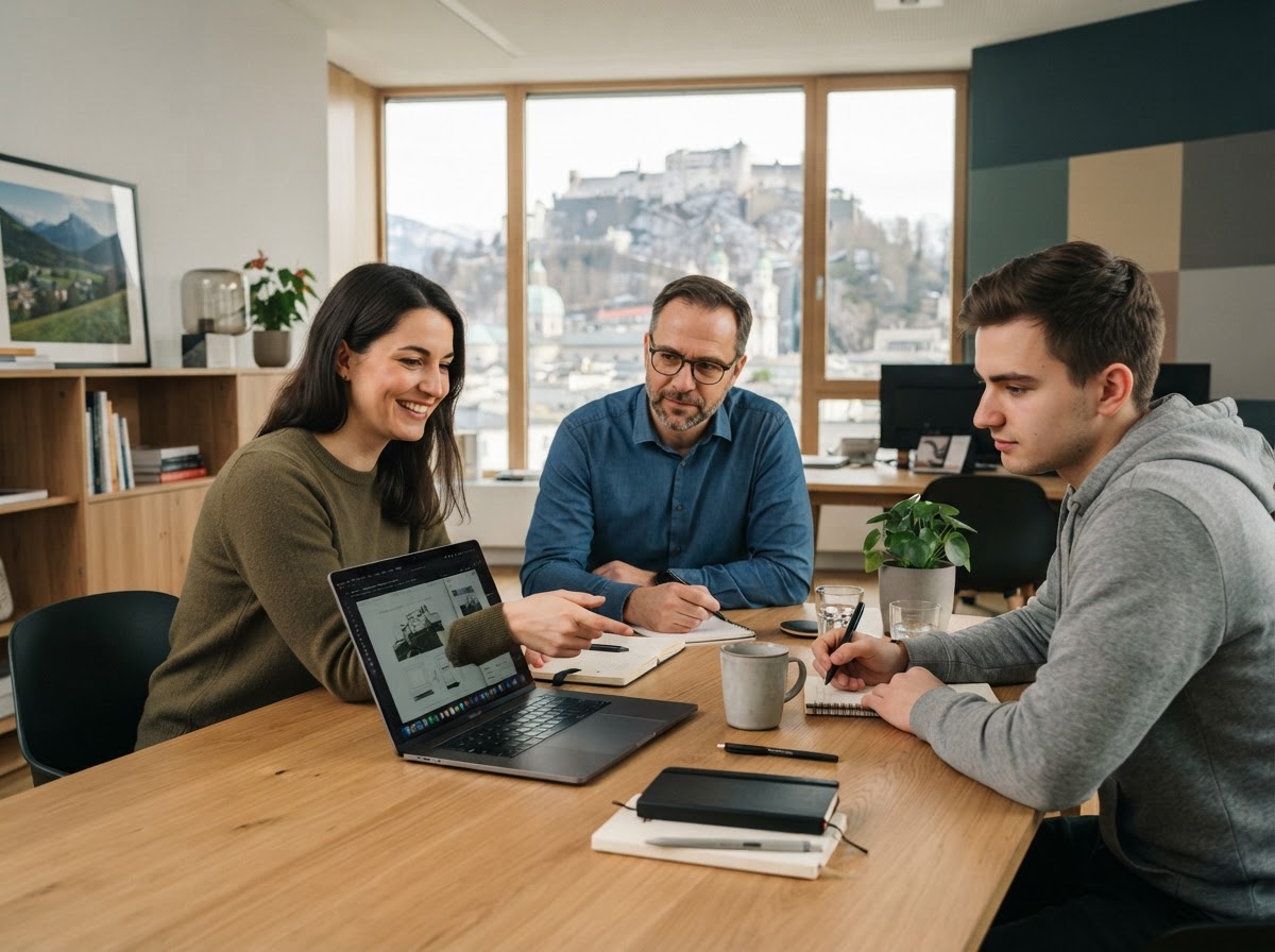Der Alpenbote Arbeitsumgebung mit Datenanalyse-Ansicht